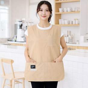 바리스타 미용실앞치마 무지 앞치마 방수 조끼 방수앞치마 모두팜