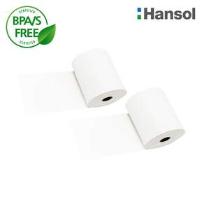 바이메리 한솔제지 57X50 20롤 무지 포스용지 감열지 검안지 영수증 포스기 병원용 혈압계용지 카드단말기용지 BPAFREE/B