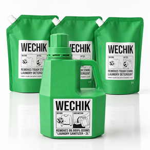위칙 소독 섬유유연제 1.5L + 소독 섬유유연제 리필 1.7L 3개