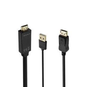 소호사무실 HDMI TO DP 케이블 디스플레이 컨버터 선 5M 4K 30z 79000EA 1EA