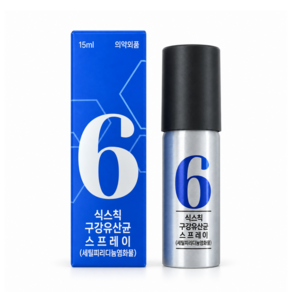 식스칙 구균제 약국 구취제거제 유산균 구강스프레이 의약외품