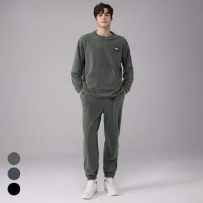 에버라스트 남자 플리스 트레이닝복 세트 러닝복 짐웨어