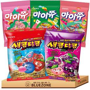 츄잉젤리 대용량 B세트 마이쮸핑크리치1 마이쮸애플망고1 마이쮸캔털루프멜론1 새콤달콤딸기블루베리소다1 새콤달콤포도복숭아1 하스1