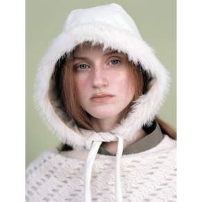 어썸니즈 남녀공용 버킷/사파리햇 보닛 화이트 23FW2