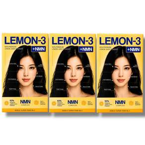 [공식] 레몬3 레몬쓰리 LEMON3 NMN 고체 레몬즙 정 식약처 안전제조인증