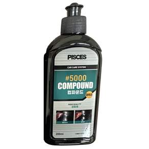 파이씨스통상 컴파운드 5000방 광택코팅제 광택복원제 마무리 200ml