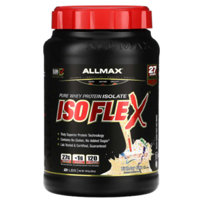 ALLMAX 분리유청단백질 WPI IsofLEX Birthday Cake 맛 907g