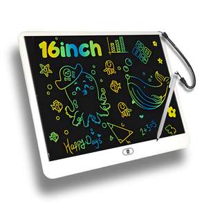 어나더토이 16inch (40cm) LCD 끈 드로잉패드 전자 컬러 스케치북 전자칠판 노트 스마트보드
