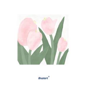 힐링 꽃그림 꽃포스터 그림 꽃그림액자 일러스트 캔버스 벽걸이 액자 제품 풍경 장식 소품
