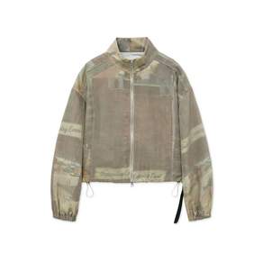 더 새터데이 이브닝 포스트 Graphic Sheer Jacket_Beige
