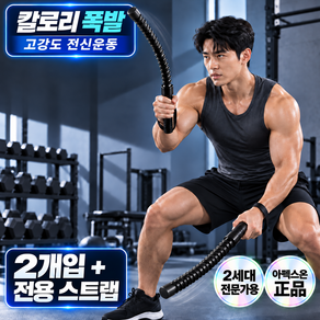 아펙스온 고강도 전신운동 배틀로프 전문가용 다이어트 유산소 크로스핏 로프