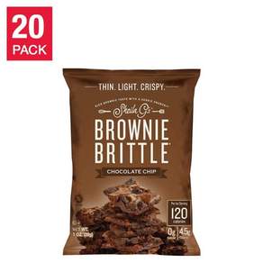 Sheila Gs Brownie Brittle 쉴라 G브라우니 브리틀 초콜릿 칩 28g 20개