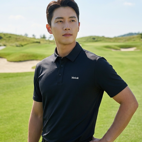 볼빅 폴로 골프웨어 남자반팔티 여름 상의 제나픽 파우치
