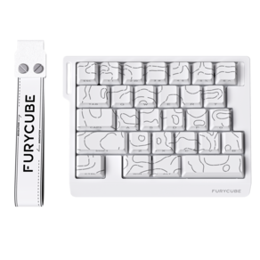 FURYCUBE M30HE M35HE 마그네틱축 원핸드 키보드 30키 고성능 8k 래피드 트리거 자석축 게이밍 키보드 기계식 e-sports 유선 LED 커스텀