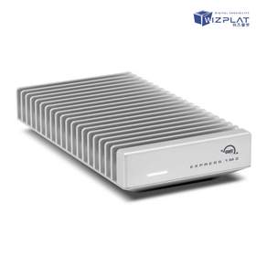 위즈플랫 공식수입원++ OWC EXPRESS 1M2 80G 썬더볼트5 NVMe M.2 외장SSD 외장하드 케이스