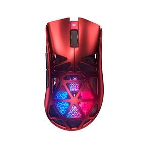 FURYCUBE G11 초경량 무선 게이밍 마우스 PAW3311 센서 메테오 볼캐노 다이내믹 RGB 3모드 연결 6단계 DPI 인체공학적 디자인 대용량 장시간 사용