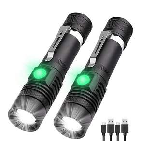82g 가벼운 괴물 LED 손전등 충전식 휴대용 후레쉬 초강력 써치라이트
