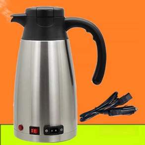 차량용 전기포트 트럭 12 12V 커피포트 24v 카포트 24V750ml일체형코드+보온백