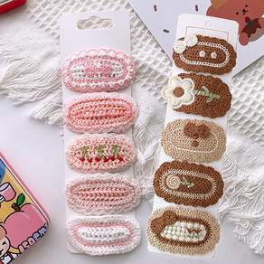 바냐 컬러 니팅 헤어핀 10PCS