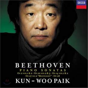 [CD] 베토벤 : 피아노 소나타 1 2 6 7 9 10 14번 월광 15번 전원 - 백건우