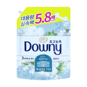 다우니 호텔 컬렉션 화이트티 초고농축 섬유유연제 리필