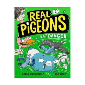 Real Pigeons #2: Eat Danger Paperback 미국판 9780593119495 2419929