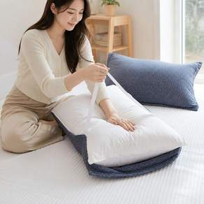 순면 50x70 밴딩 침구 교체용 사계절 통기성 베개시트 베개커버50x70 면베개커버 순면베개