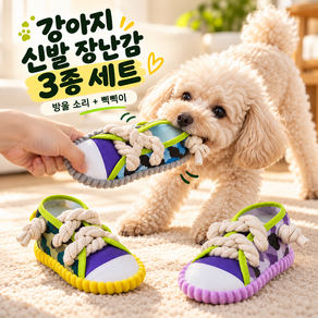 루닌 강아지 삑삑이 이갈이 신발 장난감