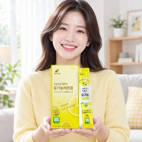 이누트라 리얼착즙 NFC 유기농레몬즙 14포