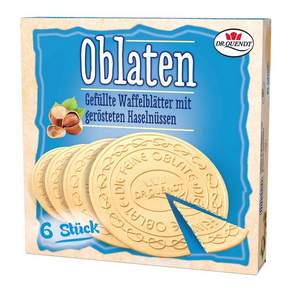 Dr. Quendt 오블라텐 헤이즐넛 웨이퍼 150g