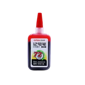로트 45mm 방수 롱 헤드 펜촉 깊은 구멍 마커 펜 타일 목수 목공 용 다용도 검정/파랑/빨간색 잉크