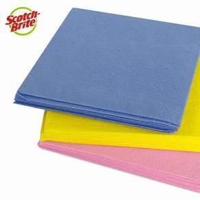3M 베이직 부직포 칼라행주 10매입 주방 세차 업소용 위생행주 빨아쓰는행주 일회용행주+그래Shop