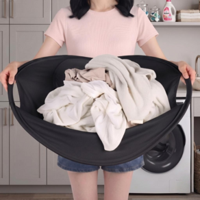 벨리빙 이지런드리 접이식 세탁 빨래바구니 + 걸이형 후크