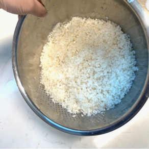 꽁쏘 다용도 스텐 쌀 과일 세척볼