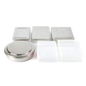 병원 음식 보관 스텐 사각 용기 스텐사각-대27x18x5.3 nys13604gZ