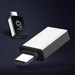 엔터콘 USB C타입 젠더 C to A OTG 변환 연결 고속충전