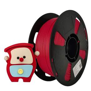 CC3D PETG 매트 필라멘트 레드 1.75mm 3D 프린팅용 저광택 1KG 프리미엄 매트 마감 강하고 내구성 있음 쉽고 안정적인 프린팅 대부분의 FDM 프린터와 호환