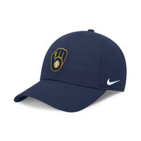FANATICS 밀워키 브루어스 나이키클럽 언스트럭처 오가닉 코튼 캡 - 미드나잇 네이비 NB01-44B-MZB-BEK 579241