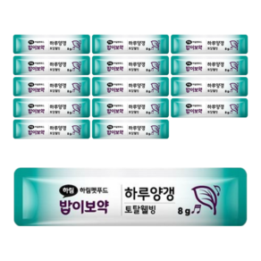 하림펫푸드 밥이보약 CAT 하루양갱 토탈웰빙 고양이 간식