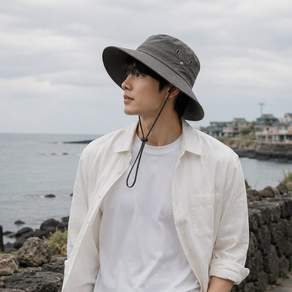 라비엔 사파리 정글모자 남녀공용 아웃도어 방수 캠핑모자 자외선차단 모자 낚시 등산 모자 벙거지모자 버킷햇
