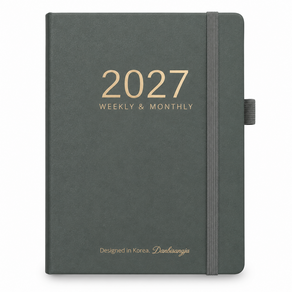 단비상자 2027 먼슬리 다이어리 위클리 플래너 업무용 기록 노트 일기장 직장인