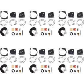 V4 V6 90-175마력 18-7247 436852 438996용 ALL-CARB 6 팩 카 수리 키트 교체
