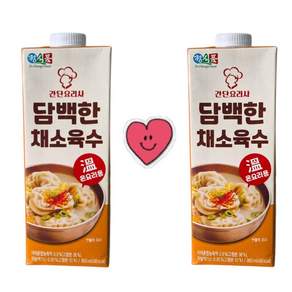 [정식품] 간단요리사 담백한 채소육수 950mlx6팩