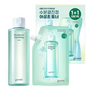 구달 어성초 히알루론 수딩 토너 리필 기획 (본품 350ml+리필 350ml)