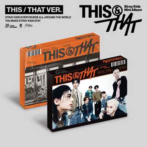 (일반반)스키즈 앨범 2종중 1종 랜덤 THIS & THAT Stray Kids 디스앤댓 스트레이 키즈 (THIS VER. THAT VER.)