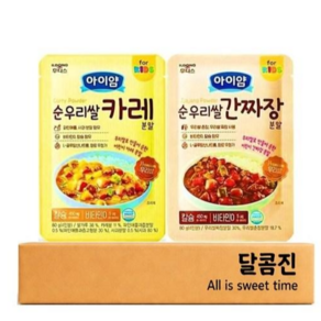 일동후디스 아이얌 순우리쌀 카레 분말 80g + 짜장 분말 80g