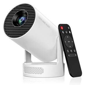 WiFi 및 블루투스가 지원되는 미니 4K 1080P 210 ANSI 자동 키스톤 보정 210 회전식 휴대용 스마트폰/노트북/PC용 25 110인치 스크린 비디오