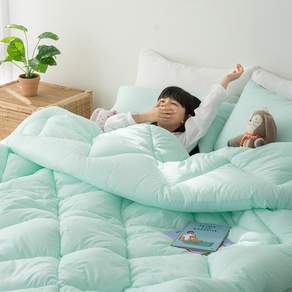 파스텔 힐링 60수 순면 침구 이불 패드 세트 Q 퀸 5컬러