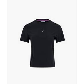 스파이더 SPYDER 여성 러닝 AIRDOT 페이스 반팔 티셔츠 SPLMCNRS281WBLK