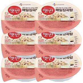 CJ제일제당 햇반 매일잡곡밥 210g 6개